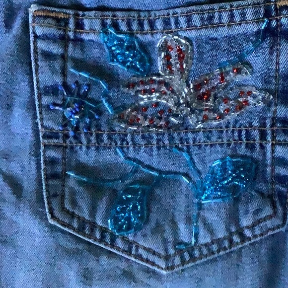 Jeans skirt beaded - Picture 5 of 5